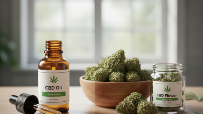 CBD Oil vs CBD Flower- What’s the Difference